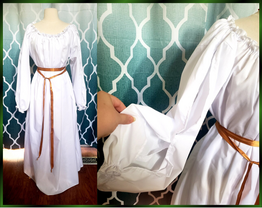Custom Split Sleeve Chemise Dress