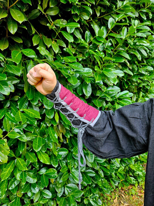 Custom Sleeves in Quilted Cotton