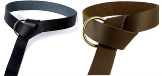 Leather Ring Belt