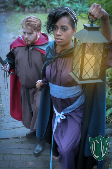 Custom Cloak in Fleece and Linen