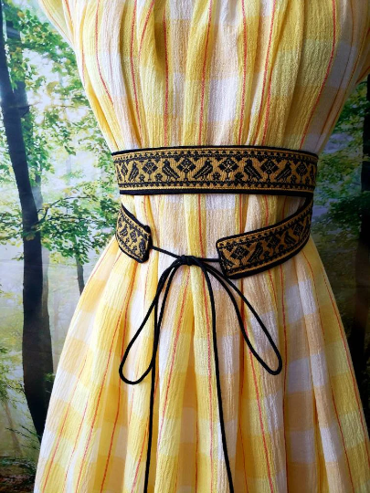 Custom Wrap Belt with Trim