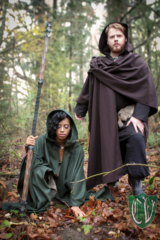 Custom Traveling Cloak in Wool