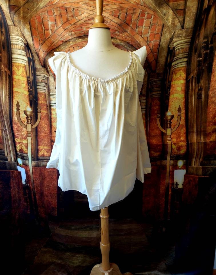 Custom Cap Sleeve Chemise Blouse