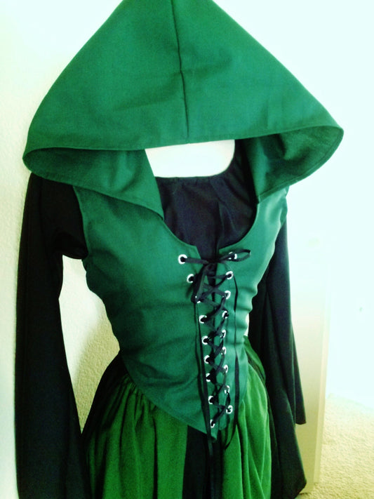 Custom Maiden Bodice with Hood