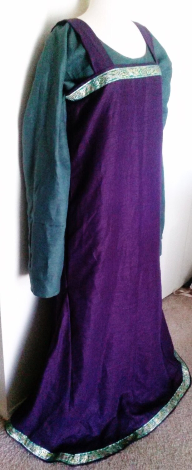 Custom Viking Apron Dress with Trim
