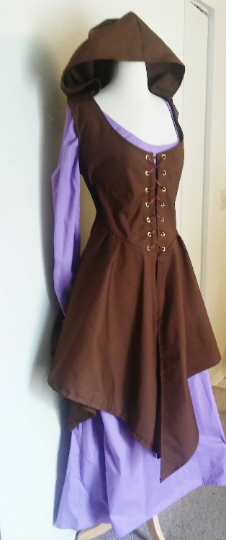 Custom Irish Dress with Hood