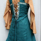 Custom Fitted Viking Apron Dress with Trim