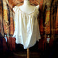 Custom Cap Sleeve Chemise Blouse